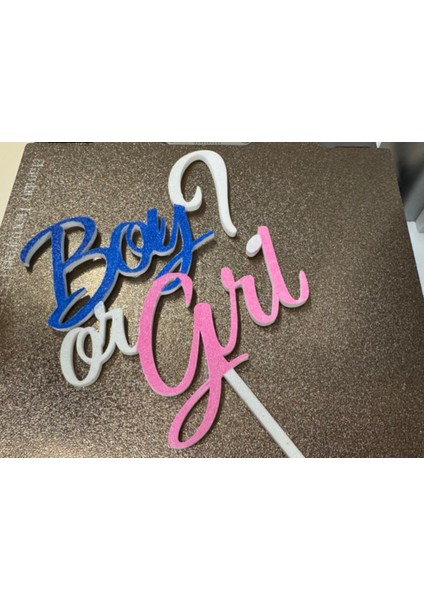 Cinsiyet Partisi Pasta Süsü