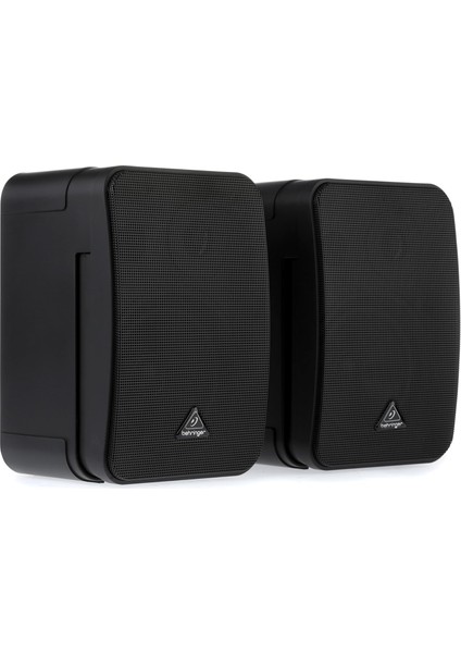 1c Yollu Ultra Kompakt Monitör Hoparlörü, Siyah