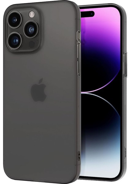 Labs 14 Pro Max Slimfy Ince Saydam Kılıf (Siyah)