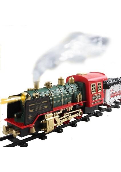 Yılbaşı Noel Büyük Klasik Tren Seti Uzaktan Kumandalı - Buharlı Sesli ve Işıklı 20 Prç modelleri