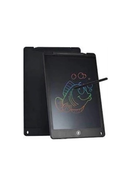 T12 Siyah Writing Tablet LCD 12 Inç Dijital Kalemli Çizim Yazı Tahtası ( Lisinya )
