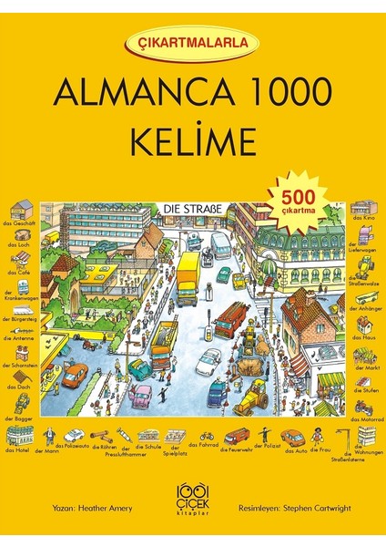 Çıkartmalarla Almanca 1000 Kelime