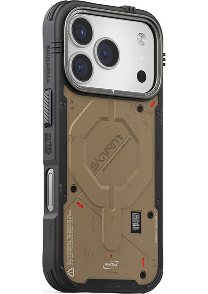 iPhone 17 Pro Max Uyumlu Kılıf M-Safe Şarj Özellikli Airbag Tasarımlı Skinarma Vigor Kapak Kahvereng fiyatları