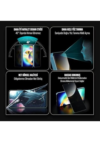 Privacy Hayalet Cam Tam Ekran Temperli ( 16 Pro) modelleri