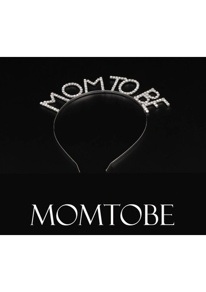 Kristal Taşlı Gümüş Renk Mom To Be Tacı Anne Tacı fiyatları