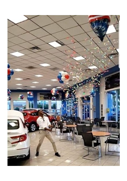 Parti Için Konfeti, Doğum Günü ve Özel Günler Konfetisi, Rengarenk Karnaval Konfeti 30 cm (Karışık Renkli) fiyatları