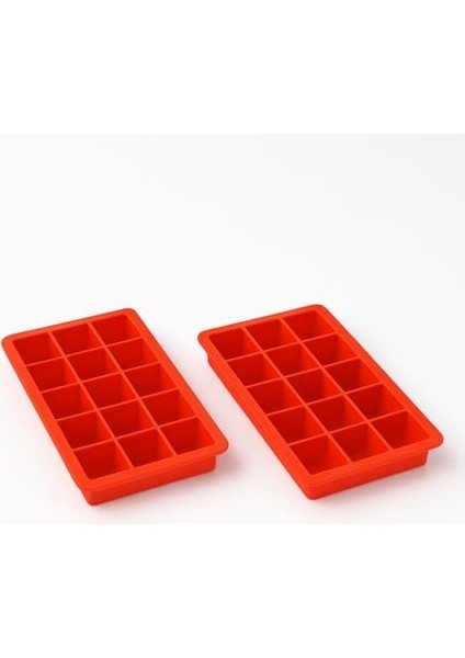 Store 15&apos;li Silikon Buz Kalıbı 2&apos;li Set – Kırmızı, Esnek ve Çıkan Buzluk Kalıbı, Gıda Dostu, Bulaşık Makinesinde Yıkanabilir modelleri