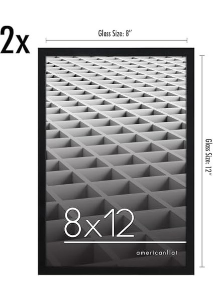 Resim Çerçevesi, 20,3 x 30,5 Cm, Kırılmaz Camlı, Duvar ve Masa Plakası Için Yatay ve Dikey Formatlar (2 Adet) fiyatları