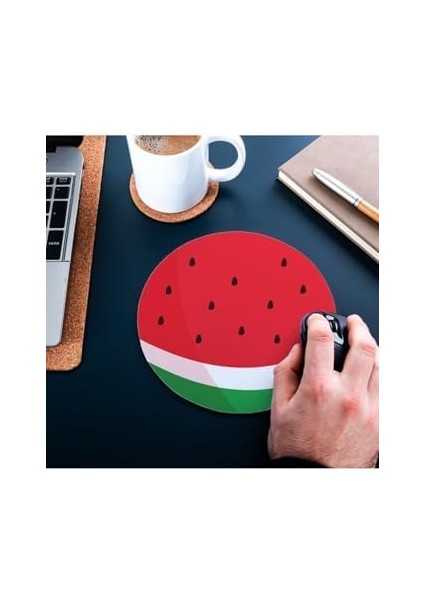Desenli Yuvarlak Mouse Pad - Mousepad - Mouse Pad - Fare Altlığı fiyatları