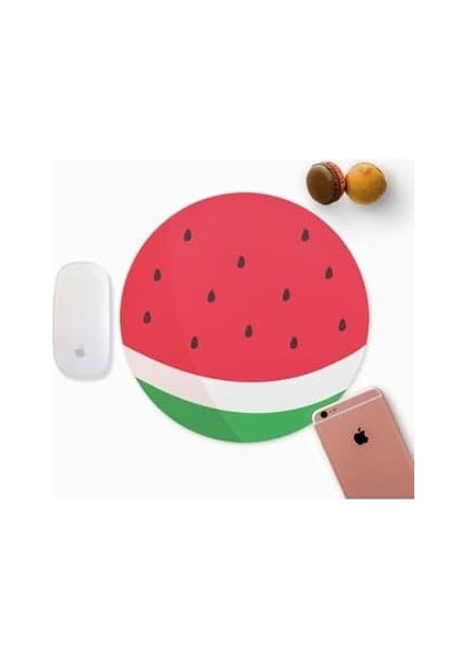 Desenli Yuvarlak Mouse Pad - Mousepad - Mouse Pad - Fare Altlığı modelleri