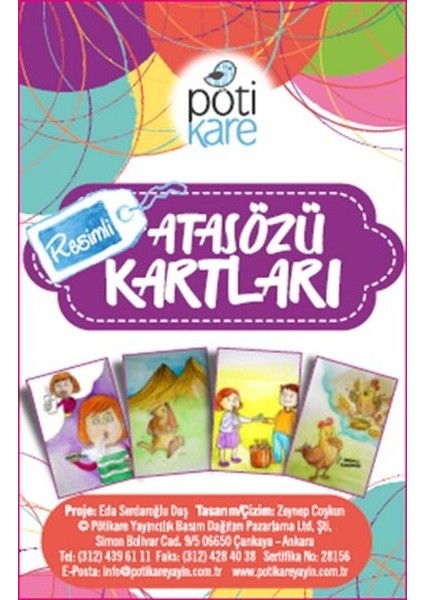 Resimli Atasözü Kartları
