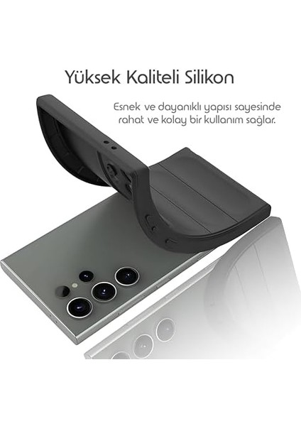 Galaxy S25 Ultra Için Koruyucu Kalın Yapılı Rugged Tpu Silikon Kılıf Kamera Yükseltili Içi Süet Dokulu Kenarları Darbe Emici ve Kayma Önleyici Özellikli Tam Kaplayan Koruyucu Kılıf modelleri