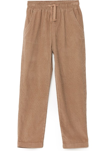 Yeni Sezon Beli Lastikli Kadife Erkek Çocuk Pantolon