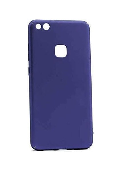 P9 Lite 2017 Uyumlu Sert Rubber Silikon Kılıf (Mavi)