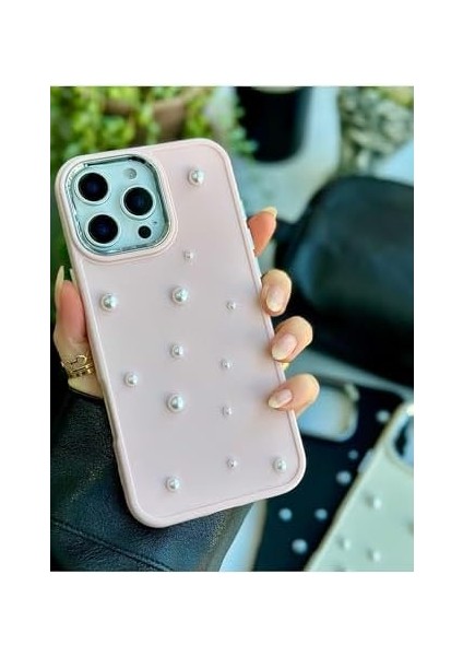 Aksesuar 16 Promax Uyumlu Pearl Oyuncak Tasarımlı Silikon Kılıf - Pembepearl fiyatları