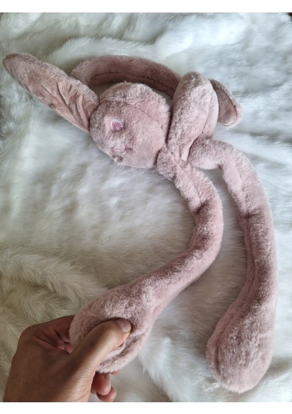 Peluş Tavşan Kulaklı Hareketli Yumuşak Sıcak Tutan Kulaklık modelleri