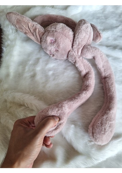 Peluş Tavşan Kulaklı Hareketli Yumuşak Sıcak Tutan Kulaklık fırsatları