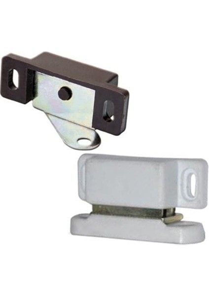 Hırdavat Plastik Kapak Tutucu Mıknatıs (2 Adet) Beyaz