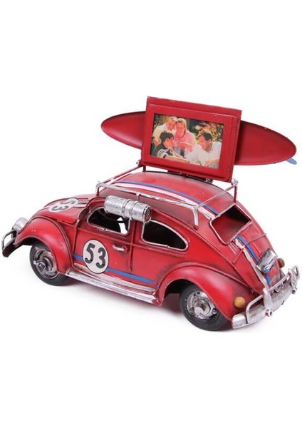 Dekoratif Metal Araba Çerçeveli Vintage Vosvos Hediyelik modelleri