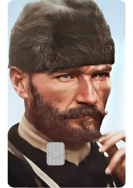 Kart Kaplama Sticter Etiket 6 Adet Atatürk 60003 fırsatları