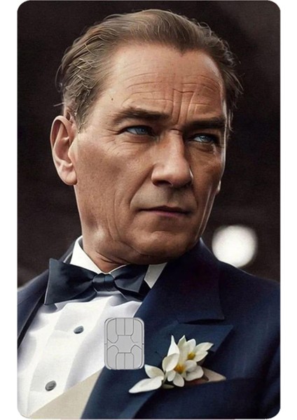 Kart Kaplama Sticter Etiket 6 Adet Atatürk 60003