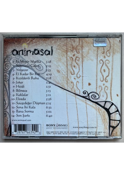 Anima Animasal CD (Orijinal Dönem Baskı Cd) fiyatları