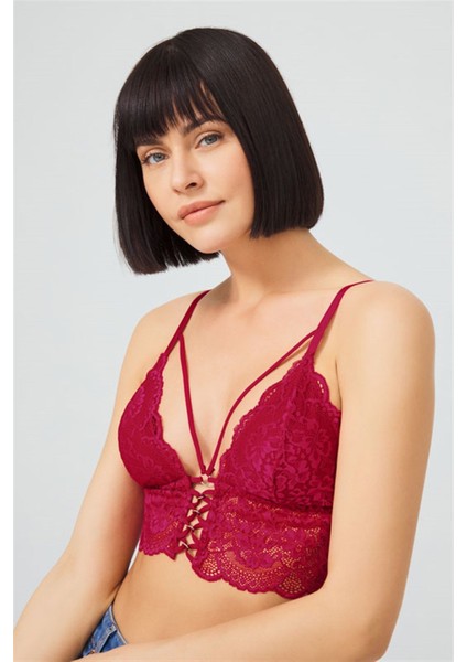 Tüllü Zincir Detaylı Kadın String Külot 3'lü Paket modelleri