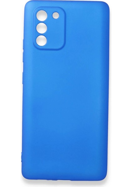 Samsung Galaxy A91 / S10 Lite Kılıf First Silikon - Mavi