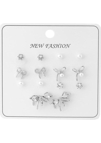Bijuteri Set Küpe Silver