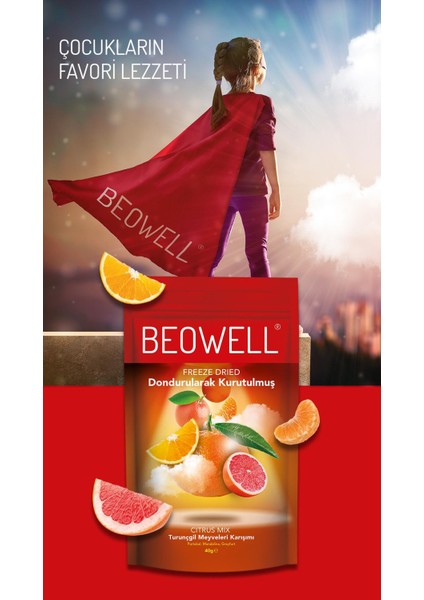 Citrus Mix – Freeze Dried Dondurularak Kurutulmuş Narenciye Meyveleri