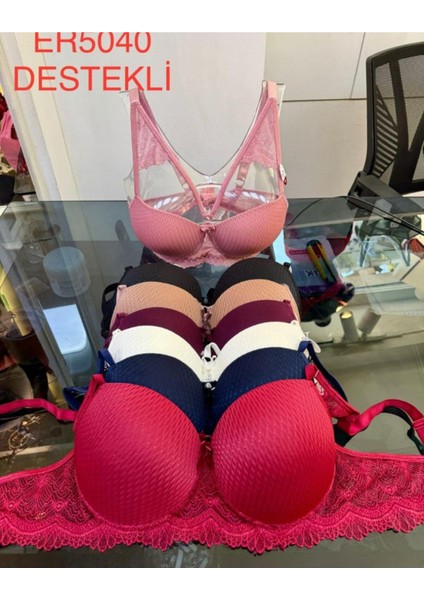 5040 Destekli Dantelli Sütyen