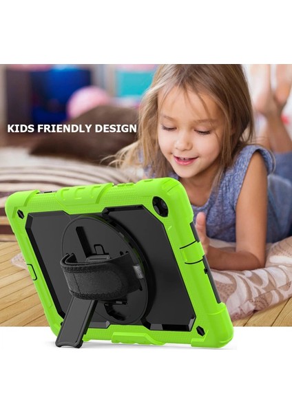 Samsung Galaxy T510 Tab A 10.1 Kılıf Pars Tablet Kapak - Yeşil