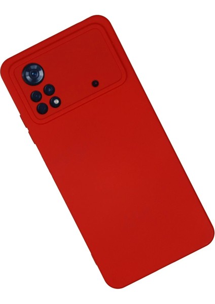 Xiaomi Poco X4 Pro 5g Kılıf Nano Içi Kadife Silikon - Kırmızı fiyatları