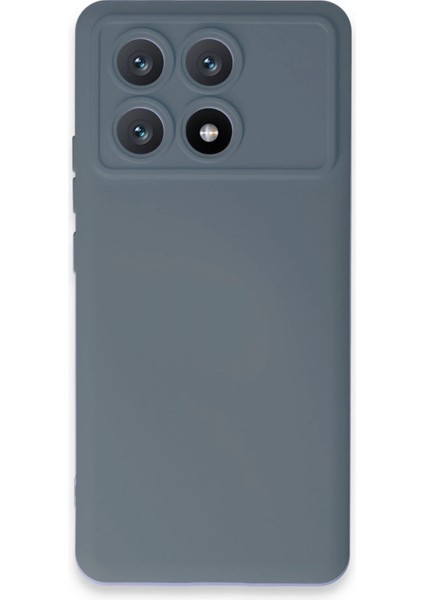 Xiaomi Poco X6 Pro Kılıf Nano Içi Kadife Silikon - Gri