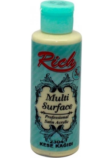 Rich Akrilik Boya Multi Surface 120 cc Kese Kağıdı 2304