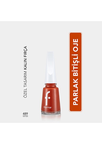 Enamel Yoğun Pigmentli Oje 489 Hot Sun