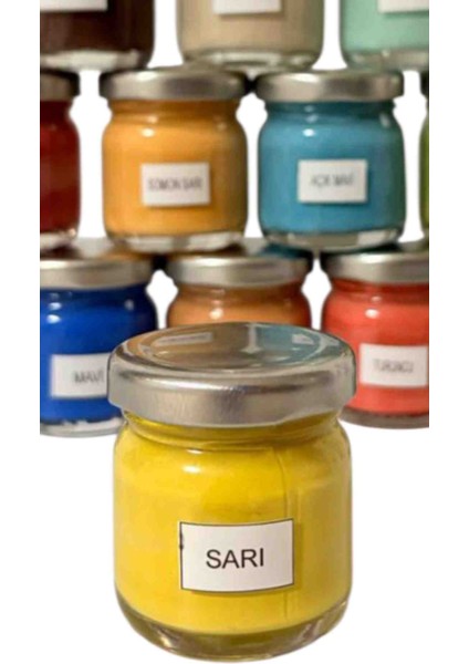 Seramik Çini Boyası 40CC Sarı