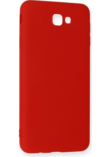 Samsung Galaxy J7 Prime Kılıf Nano Içi Kadife Silikon - Kırmızı fiyatları