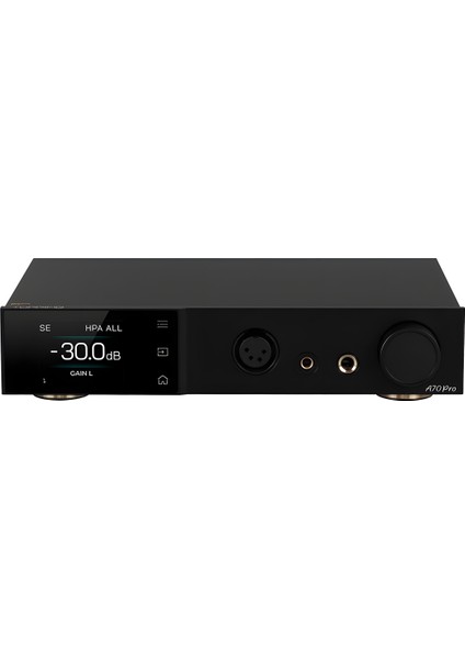 A70 Pro Headphone Amplifier / Preamp Balanced Volume R2R | Black