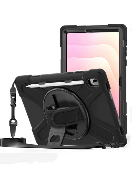 Galaxy Tab S11 (X730/X736) Uyumlu 11" Tam Koruma Sağlayan Defender Silikon Şok Emici Tablet Kılıfı