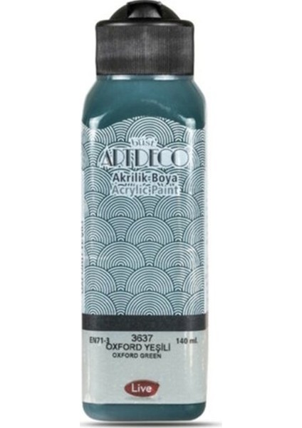 Artdeco Akrilik Boya 140 ml Oxford Yeşili 3637