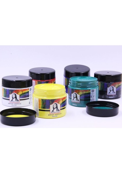 Mona Lisa Akrilik Boya 6 Ana Renk 125 ml