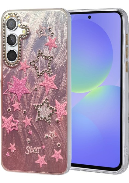 Samsung Galaxy A36 Kılıf Blade Aynalı Desenli Kapak - Desen 7