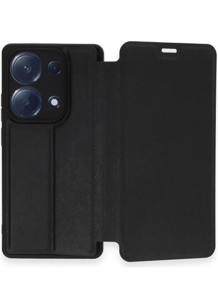 Xiaomi Redmi Note 13 Pro 4g Kılıf Flip Cover - Siyah
