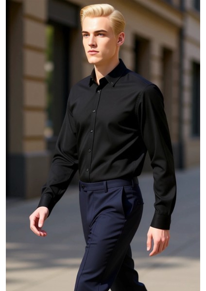 Erkek Dokulu Slim Fit Gömlek Çağdaş Tasarımı ve Konforlu Yapısıyla Öne Çıkan Bir Parça Şık indirimleri