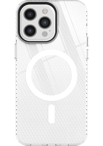 iPhone 12 Pro Max Kılıf Beta Magneticsafe Silikon - Şeffaf