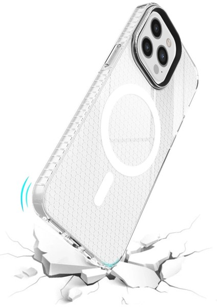 iPhone 12 Pro Max Kılıf Beta Magneticsafe Silikon - Şeffaf fırsatları