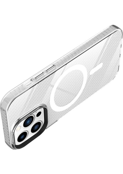 iPhone 12 Pro Max Kılıf Beta Magneticsafe Silikon - Şeffaf