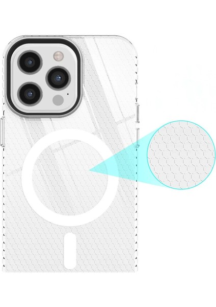 iPhone 12 Pro Max Kılıf Beta Magneticsafe Silikon - Şeffaf