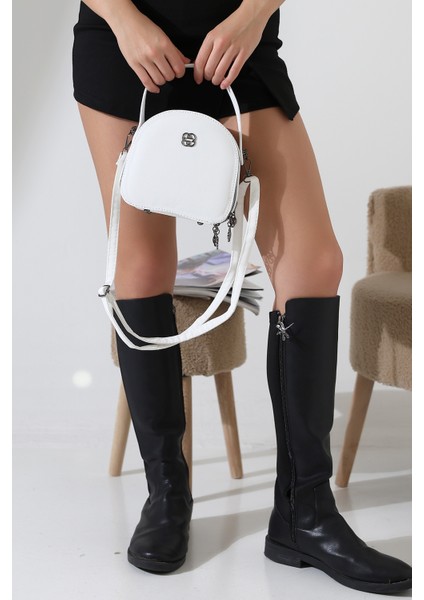 Oval Küçük Boy Çift Bölmeli Şık Tasarım Kadın El Kol Omuz Çantası fiyatları